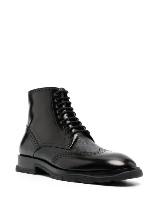 25FW 알렉산더 맥퀸 부츠 750389WIDW1 1000 Black - ALEXANDER MCQUEEN