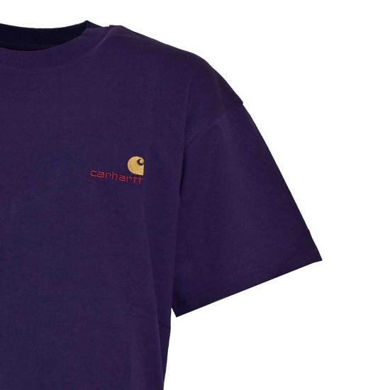 26SS 칼하트 WIP 숏슬리브 아메리칸 스크립트 티셔츠 I029956 1N8XX Viola - CARHARTT WIP