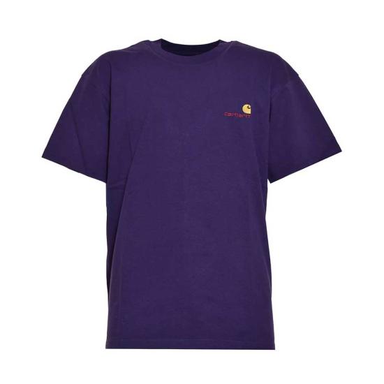 26SS 칼하트 WIP 숏슬리브 아메리칸 스크립트 티셔츠 I029956 1N8XX Viola