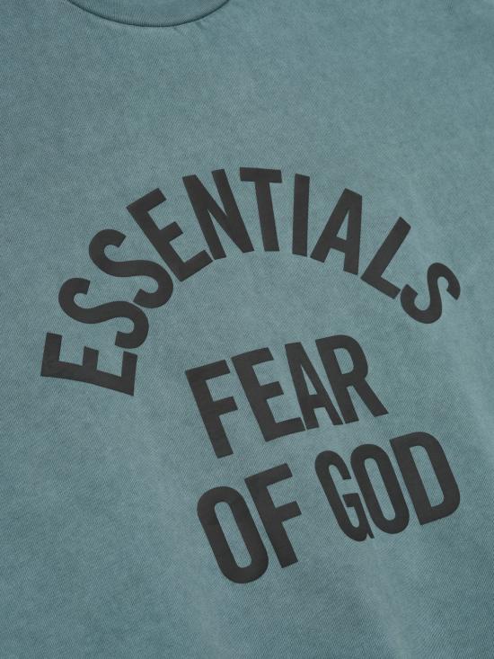 26SS 피어오브갓 반팔 티셔츠 125SP262003F FADEDCOASTAL Azzurro - FEAR OF GOD