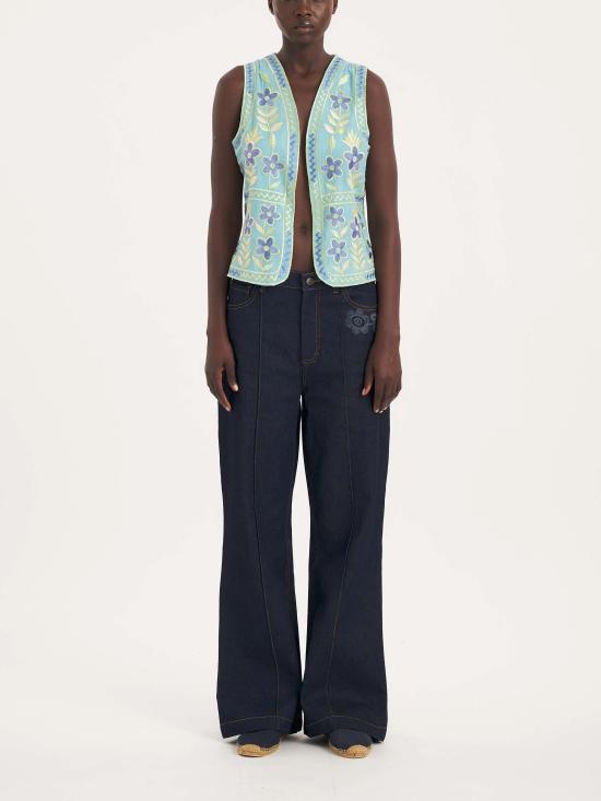26SS 안틱 바틱 스웨터 CARIOCA1GIL BLUE Azzurro - Antik Batik