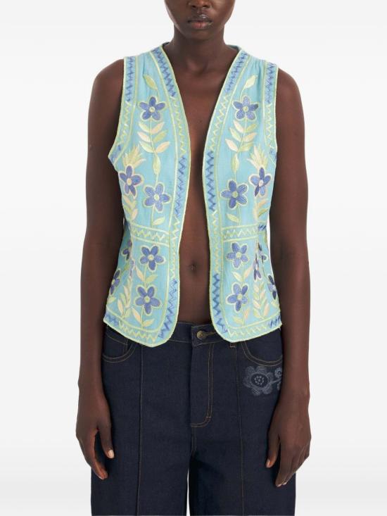 26SS 안틱 바틱 스웨터 CARIOCA1GIL BLUE Azzurro - Antik Batik