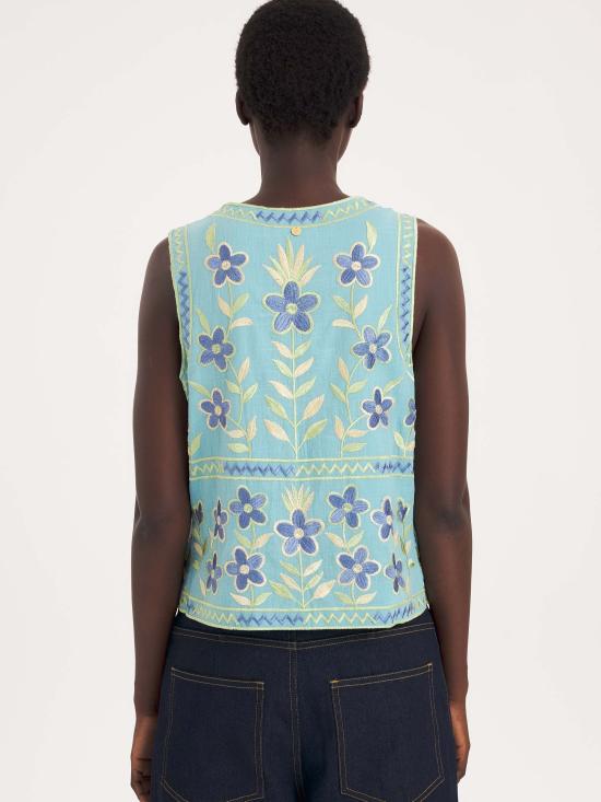 26SS 안틱 바틱 스웨터 CARIOCA1GIL BLUE Azzurro - Antik Batik