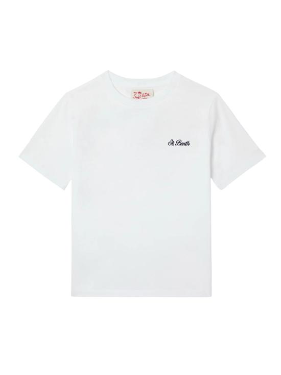 26SS [키즈] 세인트바쓰 티셔츠 DOV0002 01837L White