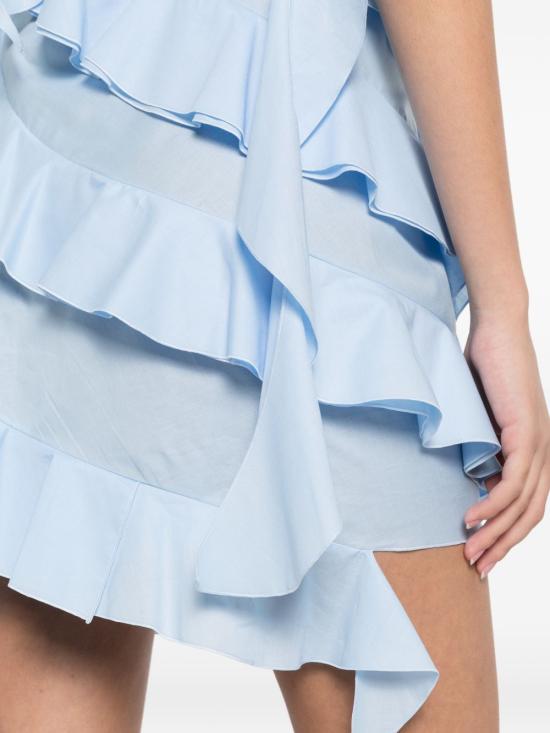 26SS 레 피유 드 에바 미디 원피스 9056 CO008003 Azzurro - LES FILLES D'EVA