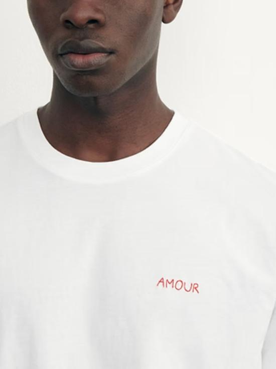 26SS 메종 라비쉬 반팔 티셔츠 PMPOPINAMOUR WHITE - MAISON LABICHE