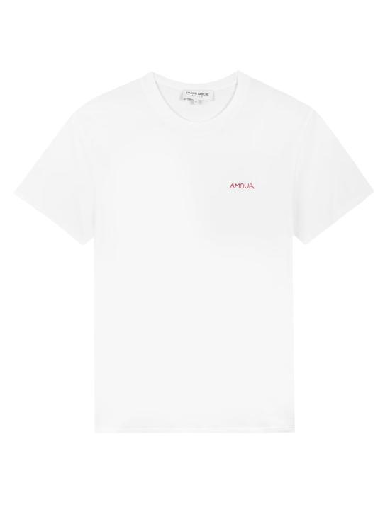26SS 메종 라비쉬 반팔 티셔츠 PMPOPINAMOUR WHITE
