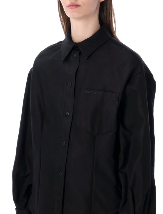 26SS 발렌시아가 클래식 코튼 셔츠 872318TUP18 1000 - BALENCIAGA