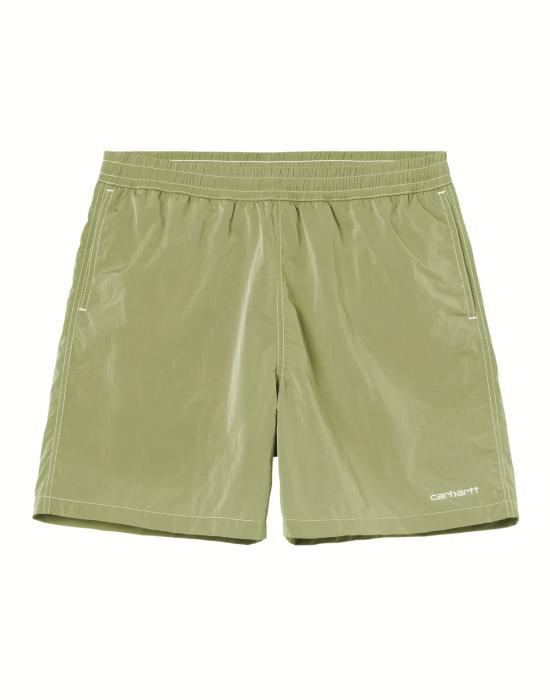 26SS 칼하트 WIP 캔비 스윔 트렁크 I034570 3N8XX GREEN WHITE DOM