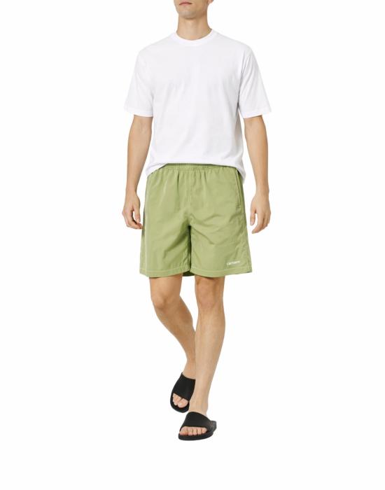 26SS 칼하트 WIP 캔비 스윔 트렁크 I034570 3N8XX GREEN WHITE DOM - CARHARTT WIP