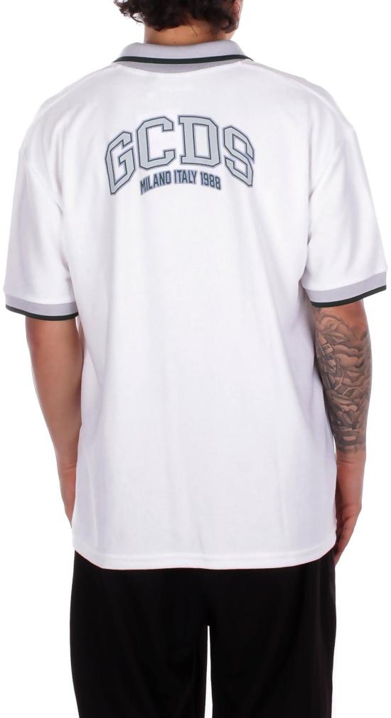 26SS 지씨디에스 폴로 티셔츠 C1MEQD112J024100G WHITE - GCDS