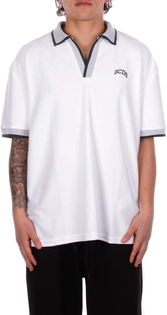 26SS 지씨디에스 폴로 티셔츠 C1MEQD112J024100G WHITE