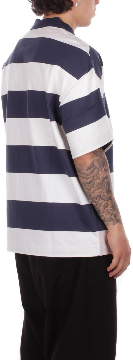 26SS 칼하트 WIP 숏슬리브 델레이 폴로 델레이 스트라이프 I0361873LEXX NAVY - CARHARTT