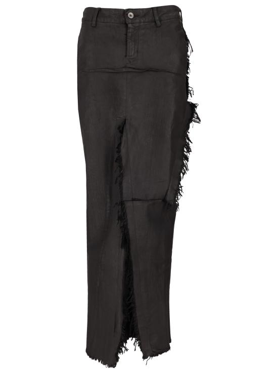 26SS 릭 오웬스 롱 스커트 DS01F4340SDBK 09 BLACK