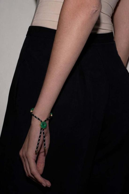  세레 팔찌 세리 파라코드 제이드 슬라이더 브레이슬릿 블랙 - SEREE