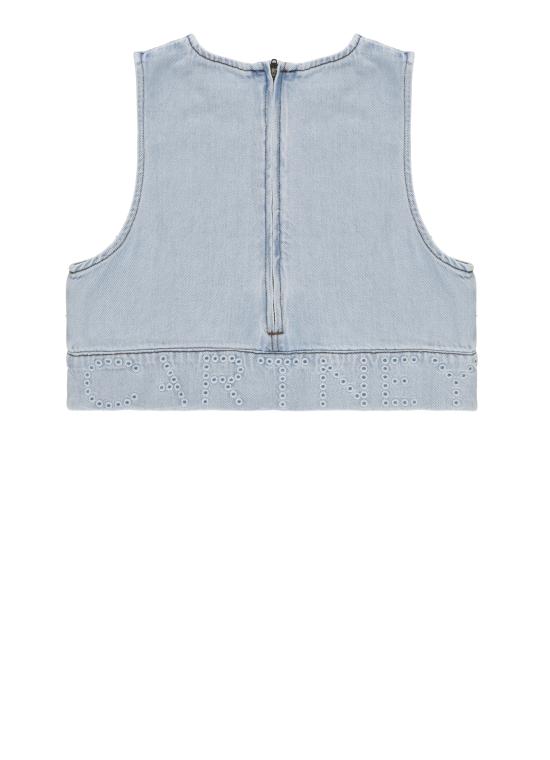 26SS [키즈] 스텔라 맥카트니 탑 TY5A52 Z0746600 Celeste - STELLA MCCARTNEY
