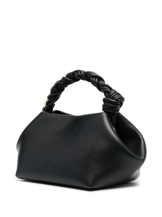 26FW 가니 스몰 레더 보우 토트백 A5241099 Black - GANNI