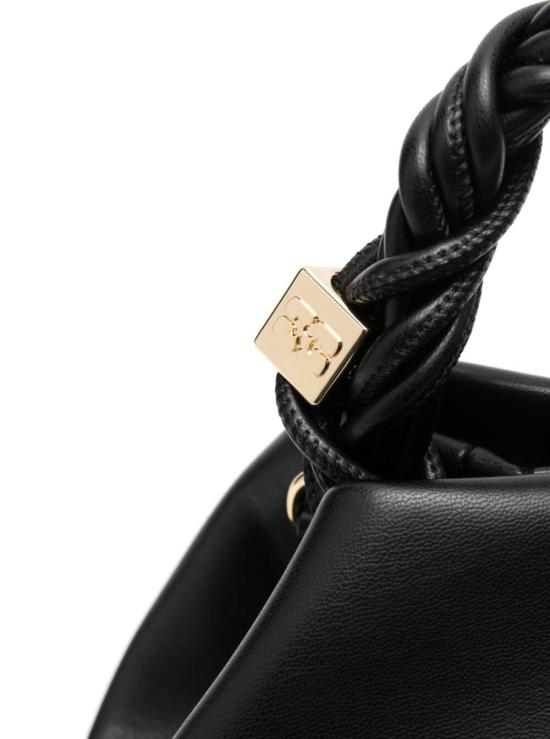 26FW 가니 스몰 레더 보우 토트백 A5241099 Black - GANNI