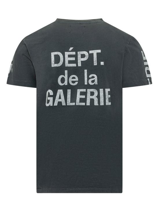 26SS 갤러리 디파트먼트 반팔 티셔츠 TOP038 WASHED BLACK DOM - GALLERY DEPT