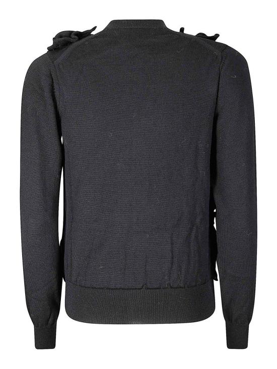 25FW 꼼데가르송 긴팔 티셔츠 RPN507W251 Black - COMME DES GARCONS