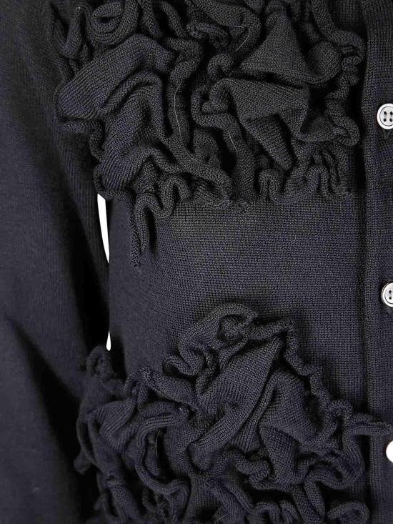25FW 꼼데가르송 긴팔 티셔츠 RPN507W251 Black - COMME DES GARCONS