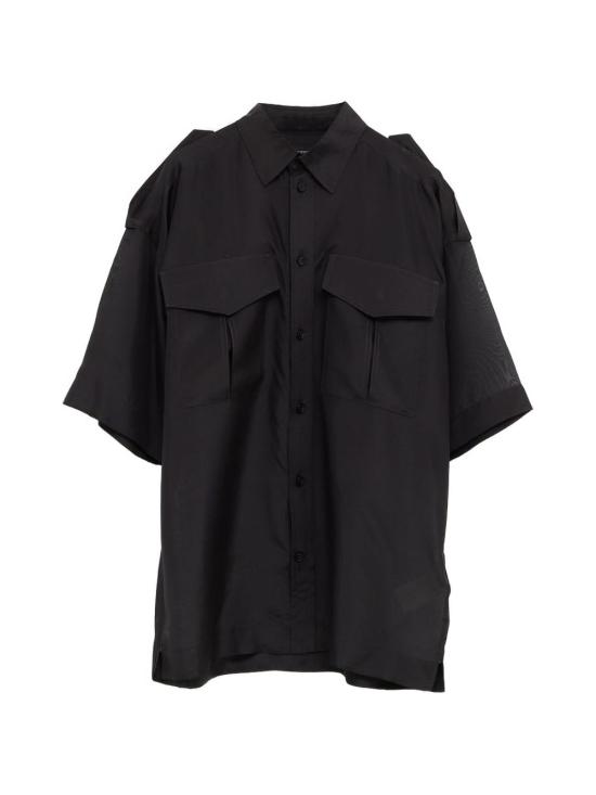 26SS 피비 파일로 블라우스 DC125 SE3515900BK Nero