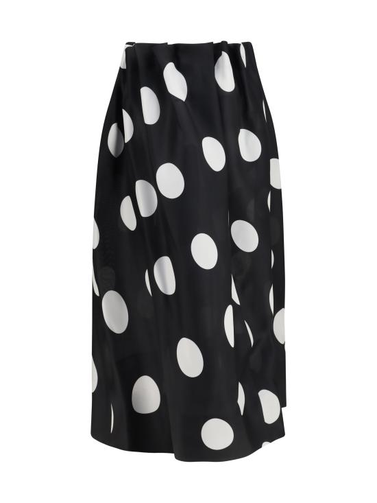 26SS 케이트 미디 스커트 41823020 661 BLACK - KHAITE