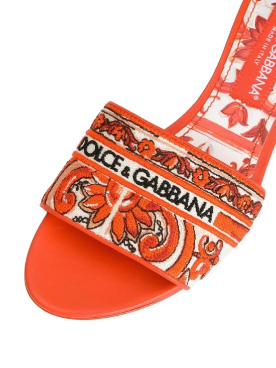 26FW 돌체앤가바나 뮬/슬리퍼 CR1748 AV8048W801 Orange - DOLCE & GABBANA