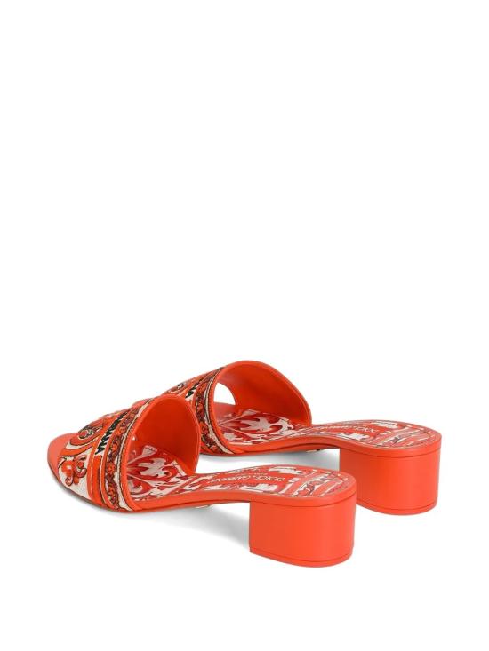 26FW 돌체앤가바나 뮬/슬리퍼 CR1748 AV8048W801 Orange - DOLCE & GABBANA