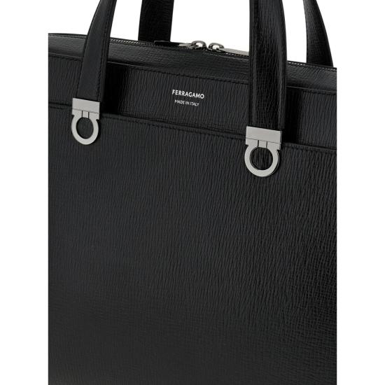 26FW 살바토레 페라가모 브리프케이스 241806 0786555 NERO BLACK - SALVATORE FERRAGAMO