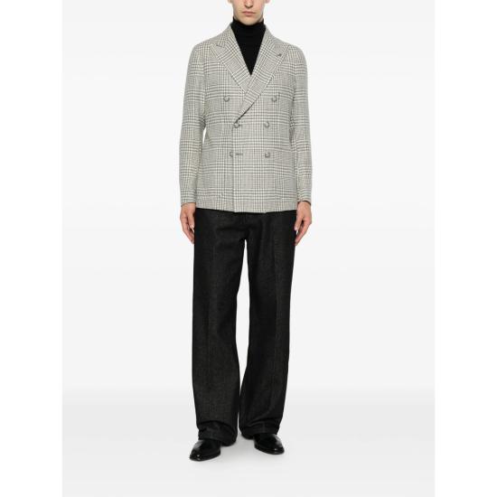 26FW 딸리아토레 수트 자켓 340363 1SMC20K EG905 WHITE GREY - TAGLIATORE