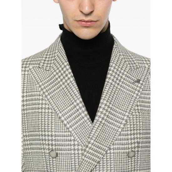 26FW 딸리아토레 수트 자켓 340363 1SMC20K EG905 WHITE GREY - TAGLIATORE