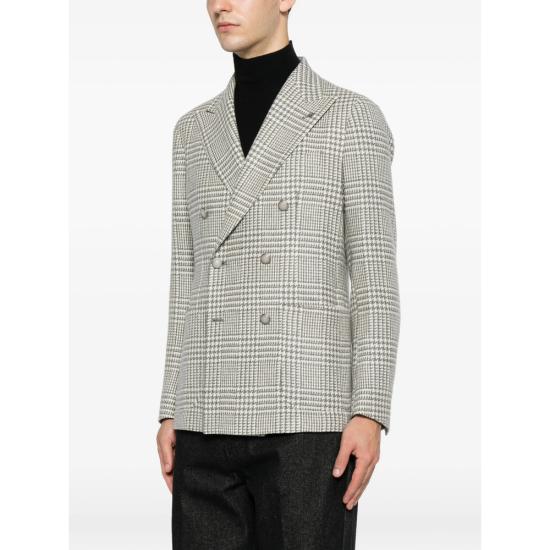 26FW 딸리아토레 수트 자켓 340363 1SMC20K EG905 WHITE GREY - TAGLIATORE