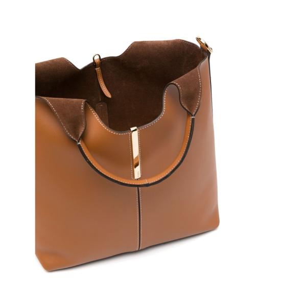 26SS 토즈 스몰 쇼핑백 XBWEBRF0200U BL2L83 BROWN - TODS