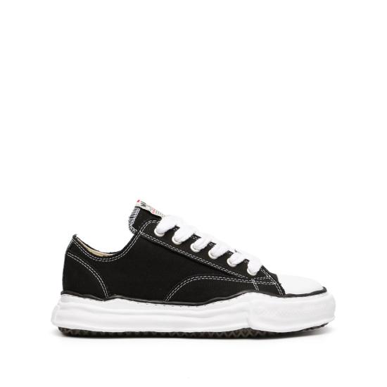 26SS 메종 미하라 야스히로 피터슨 OG 솔 캔버스 로우 A01FW702 BLACK