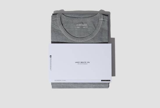 26SS 레이디 화이트 컴퍼니 반팔 티셔츠 LW 101T PIGCHLK - LADY WHITE CO.