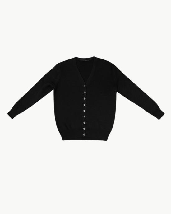  브라조 트리콧 가디건 브라조 트리코 로얄 밀란 카디건 블랙 - BRAZEAU TRICOT