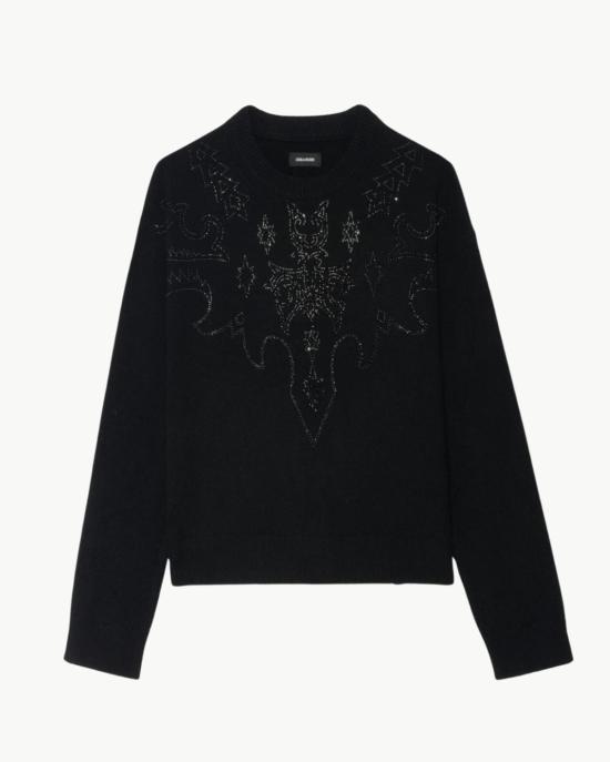  자딕앤볼테르 스웨터 Zadig & Voltaire Markuz 캐시미어  블랙