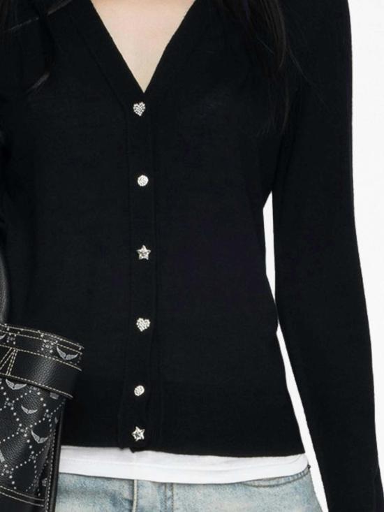  자딕앤볼테르 가디건 Zadig & Voltaire Jemma 울 카디건 블랙 - ZADIG & VOLTAIRE