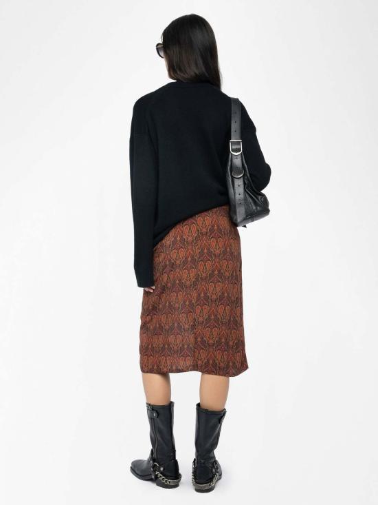  자딕앤볼테르 미디 스커트 Zadig & Voltaire Julen  블랙 - ZADIG & VOLTAIRE