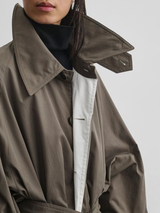 26SS 피비 파일로 코트 DM101CO3519 738CK Kaki - PHOEBE PHILO