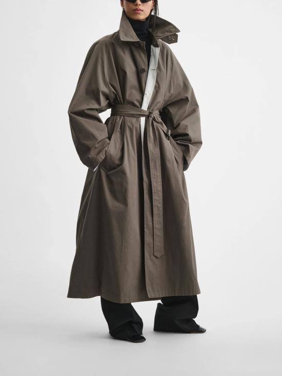 26SS 피비 파일로 코트 DM101CO3519 738CK Kaki - PHOEBE PHILO