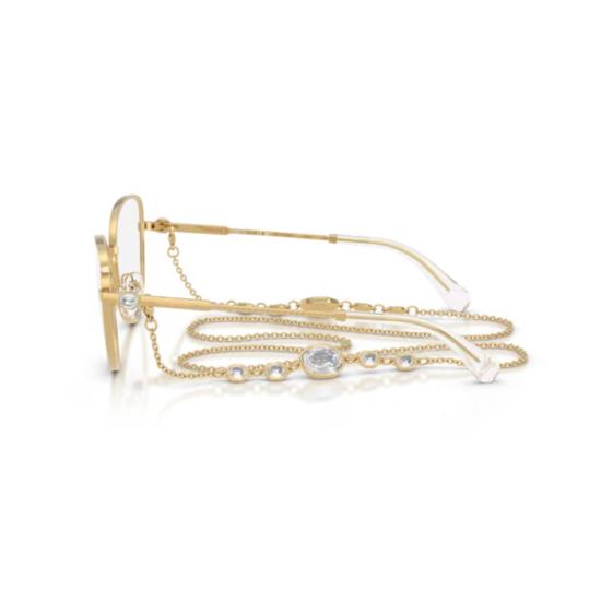 26SS 스와로브스키 선글라스 0Sk1022 골드톤 캣아이 안경 - SWAROVSKI