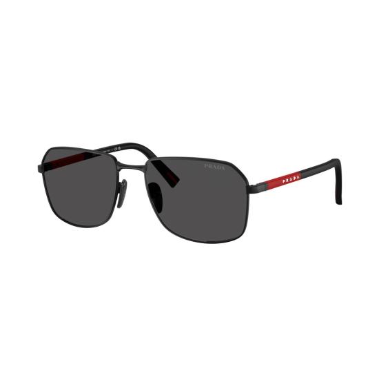 26SS 프라다 선글라스 0Ps A51s 직사각형 렌즈 블랙 메탈 - PRADA