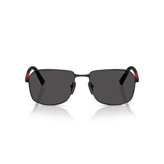26SS 프라다 선글라스 0Ps A51s 직사각형 렌즈 블랙 메탈 - PRADA