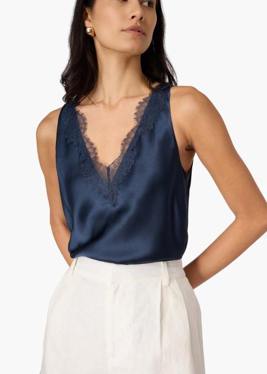  카미 뉴욕 캐미솔 카미 NYC 마리스 카미솔 무디 블루 - CAMI NYC