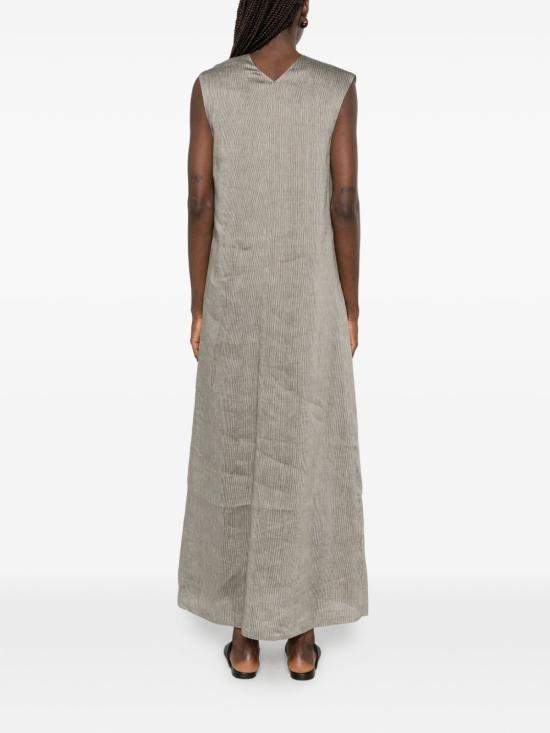 26SS 코타나 롱 원피스 A3868 GREYVISIONSTRIPES Grigio - CORTANA