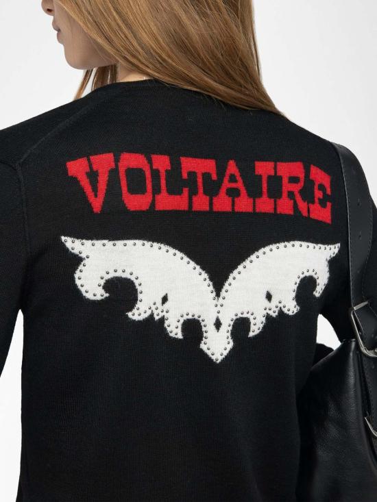  자딕앤볼테르 스웨터 노스파 메리노 울  블랙 - ZADIG & VOLTAIRE