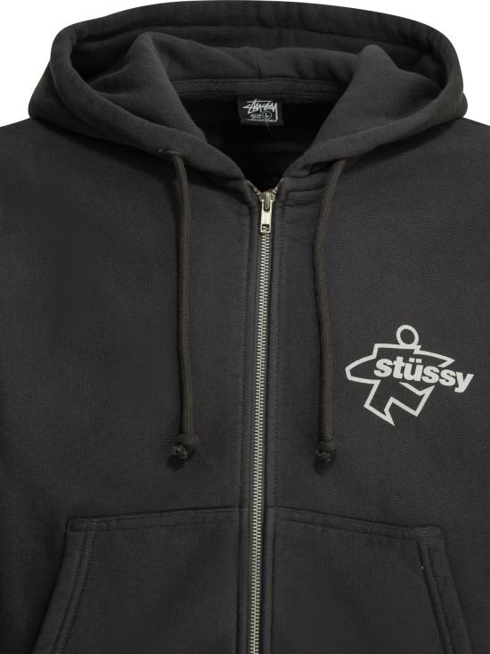 26SS 스투시 긴팔 티셔츠 1975180 0090 Faded black - STUSSY