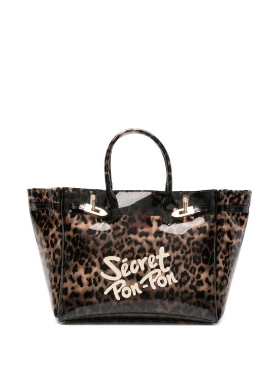26SS 시크릿 폰 폰 토트백 BRIGITTEANIMALIER LEOPARD Brown